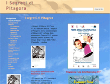Tablet Screenshot of isegretidipitagora.com